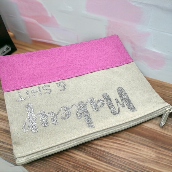 Custom Cosmetic Bag with Unique Sayings - Brand New! “Makeup & Shit” - Picture 3 of 6